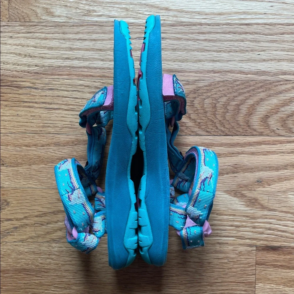 Teva Kids Teal Unicorn Sandals - Picture 6 of 12